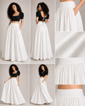 AVÉRA Flow Skirt — Olive