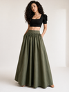 AVÉRA Flow Skirt — Olive